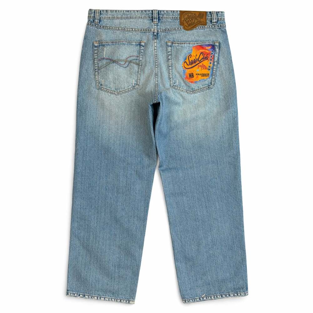 Vintage Pelle Pelle MB Soda Club Premium Denim Baggy Jeans 40x34